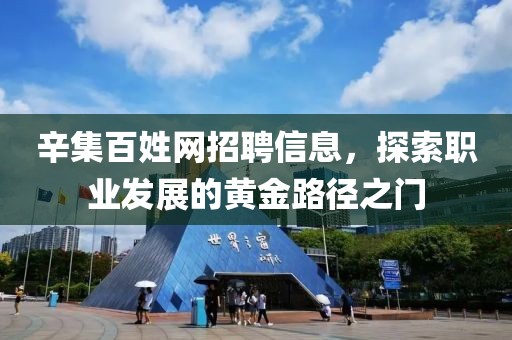 辛集百姓网招聘信息,探索职业发展的黄金路径之门