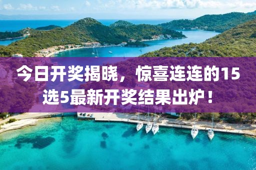 今日开奖揭晓，惊喜连连的15选5最新开奖结果出炉！