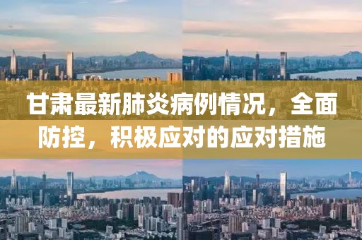 甘肃最新肺炎病例情况,全面防控,积极应对的应对措施