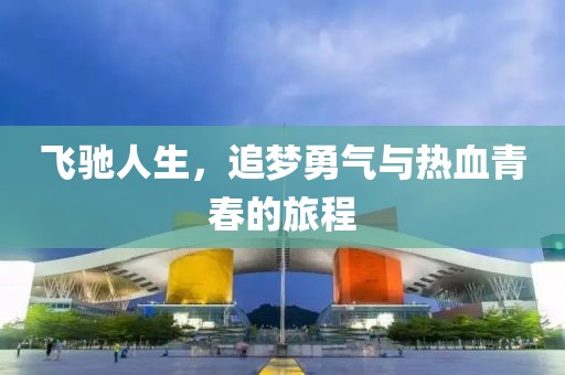 飞驰人生，追梦勇气与热血青春的旅程