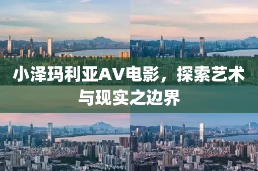 小泽玛利亚AV电影,探索艺术与现实之边界