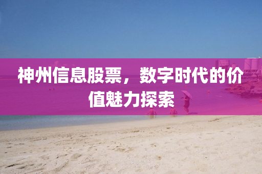 神州信息股票，数字时代的价值魅力探索