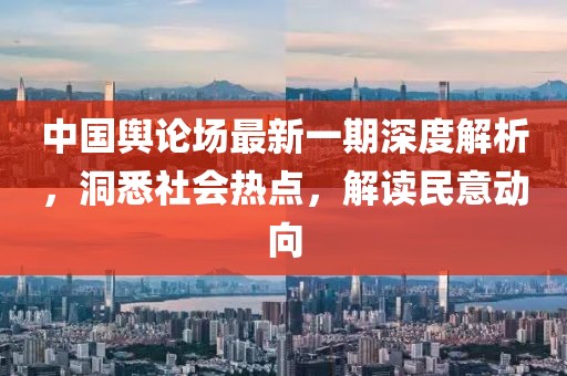 中国舆论场最新一期深度解析，洞悉社会热点，解读民意动向