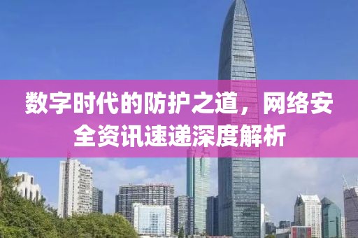 数字时代的防护之道，网络安全资讯速递深度解析