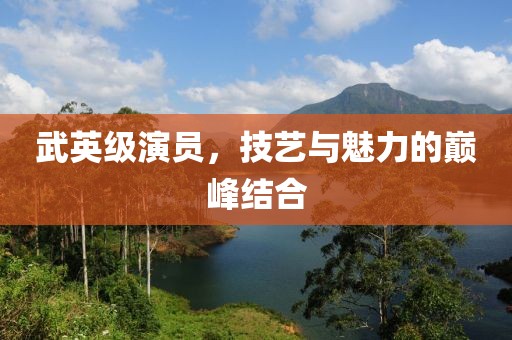 武英级演员，技艺与魅力的巅峰结合