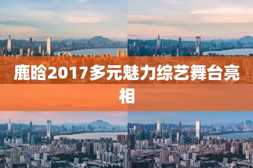 鹿晗2017多元魅力综艺舞台亮相