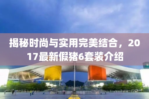 揭秘时尚与实用完美结合，2017最新假猪6套装介绍
