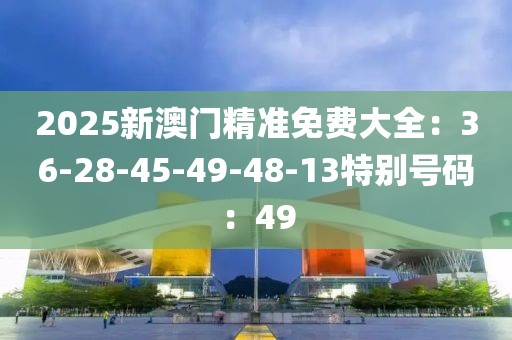 2025新澳门精准免费大全：36-28-45-49-48-13特别号码：49