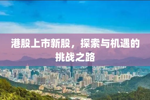 港股上市新股，探索与机遇的挑战之路