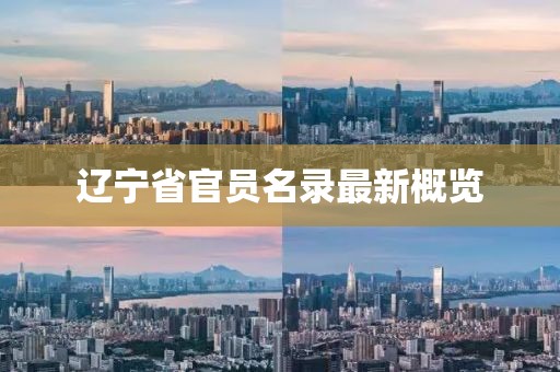 辽宁省官员名录最新概览