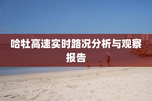 哈牡高速实时路况分析与观察报告