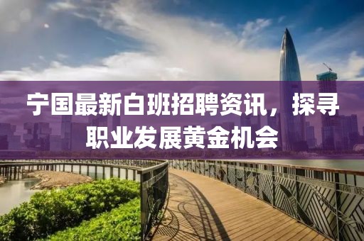 宁国最新白班招聘资讯，探寻职业发展黄金机会