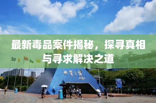 最新毒品案件揭秘，探寻真相与寻求解决之道