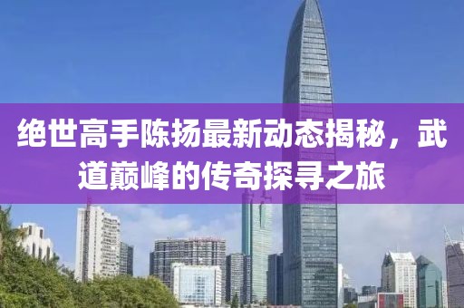 绝世高手陈扬最新动态揭秘，武道巅峰的传奇探寻之旅