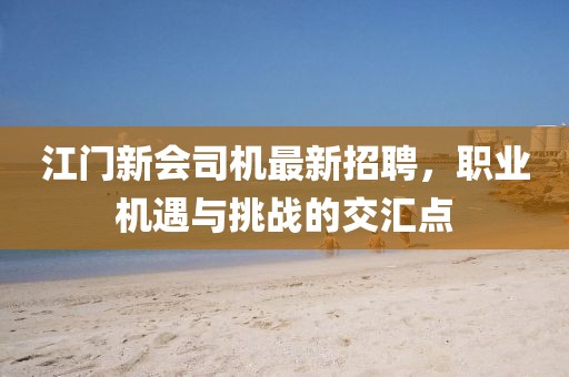 江门新会司机最新招聘，职业机遇与挑战的交汇点