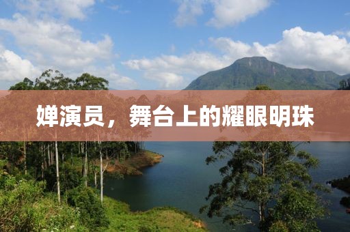 婵演员，舞台上的耀眼明珠