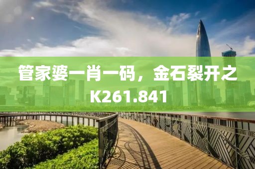 管家婆一肖一码，金石裂开之K261.841