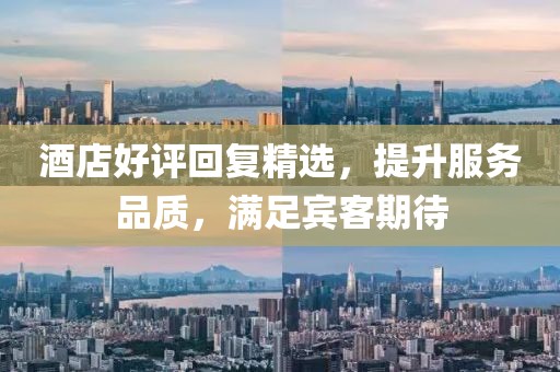 酒店好评回复精选，提升服务品质，满足宾客期待
