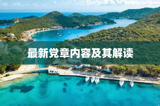 最新党章内容及其解读