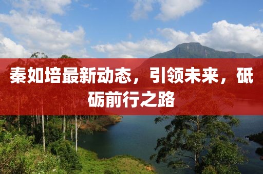 秦如培最新动态，引领未来，砥砺前行之路