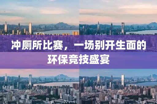 冲厕所比赛，一场别开生面的环保竞技盛宴