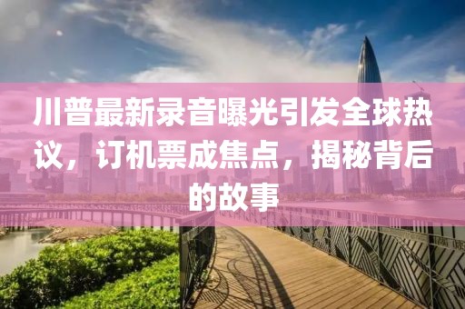 川普最新录音曝光引发全球热议，订机票成焦点，揭秘背后的故事